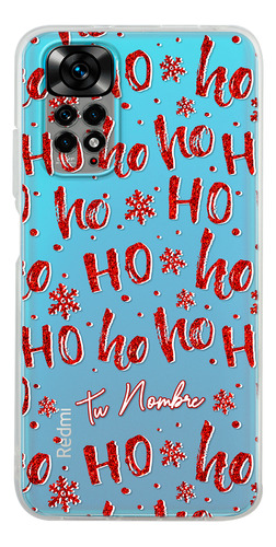 Funda Para Xiaomi  Navidad Santa Claus Ho Ho Ho Con Nombre