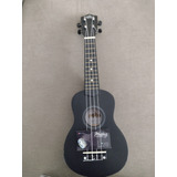  Ukelele Soprano Marca Bamboo Negro Muy Poco Uso