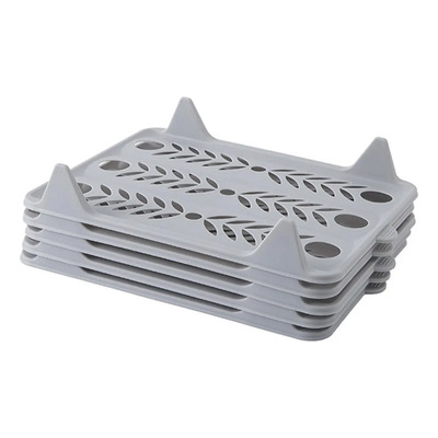 Bandejas Organizadoras De Ropa Para Camisas, Gris Pequeño