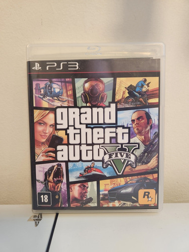 Gta 5 (grand Theft Auto V) Com Mapa E Manual Ps3