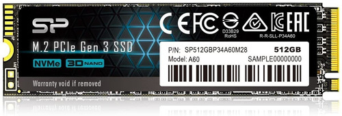 Ssd Silicon Power 512gb M.2 2280 Gen 3x4 Nvme Color Negro