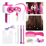 Brinquedo De Trançar Cabelo Infantil Kit Meninas Trança