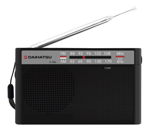 Radio Portatil Pocket Daihatsu D-rk 2 Negro