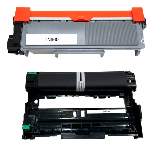 Kit Toner Tn660 Y Tambor Dr630 Compatible Brother 2520 2540