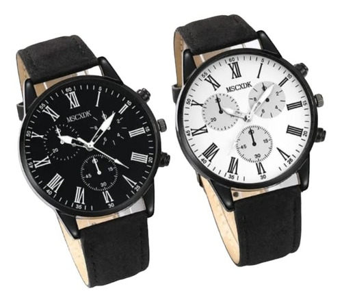 2 Pzs Relojes Unisex Regalo Pareja Amigos  Elegante Casual