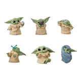 Kit 6 Figura Baby Yoda The Child Mandalorian Grogu Coleccion