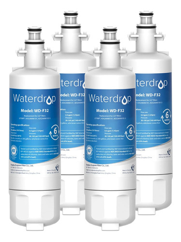 Waterdrop Adqfiltro De Agua, Reemplazo Para LG® Lt700p®, Ken