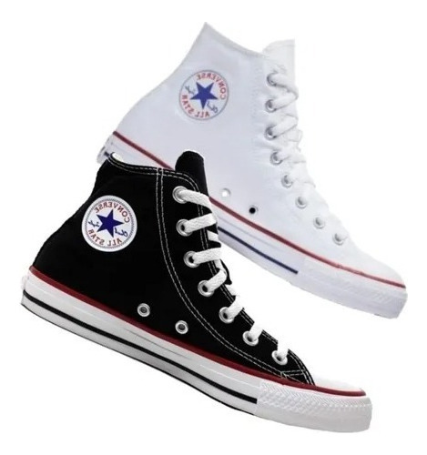 All Star Converse Cano Alto Black Friday Promoção 2 Par Top