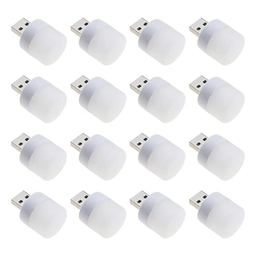 Emagtech 16 Luces Nocturnas Usb Mini Led Enchufables, 1 W, 5