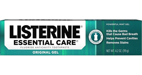 Crema Dental Listerine Essential Care Fluoride Menta