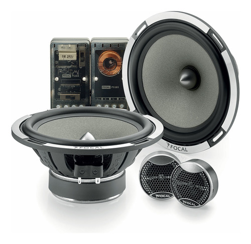 Set Medios Focal Expert Ps165v1 6.5 Polyglass 80w Rms 160w