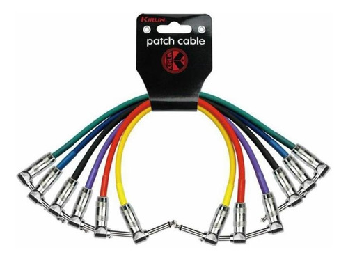 Patch Juego De 6 Cables Colores 0.3m. Plug Angulo-plug Angul