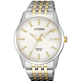 Relógio Citizen Masculino Quartz Prata/ Dourado  Tz20948s