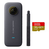 Cámara Deportiva Insta360 One X2+128gb+selfie Stick Invisibl