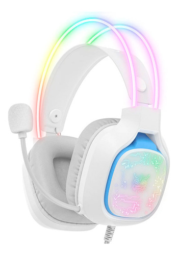 Headset Gamer Profissional Onikuma X22 Rgb Branco