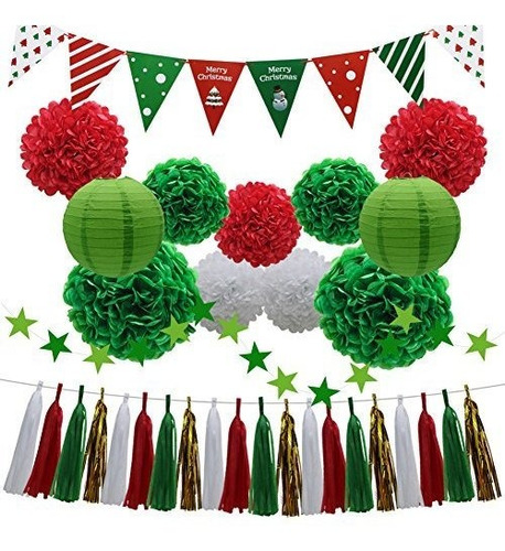 Fiesta De Navidad 33pcs Juegos De Disfraces Set - Linternas 