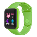 Reloj Inteligente Smartwatch Pulsera Deportiva Bluetooth Color De La Malla Verde