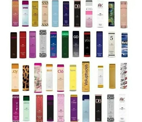 Kit Com 100 Perfumes Amakha Paris Para Revenda