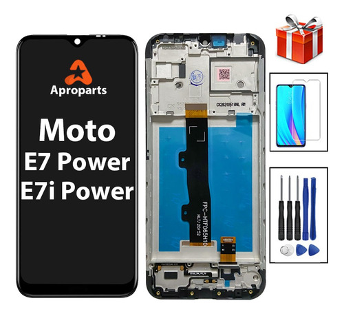 Pantalla Táctil Lcd Con Marco Para Motorola E7/e7i