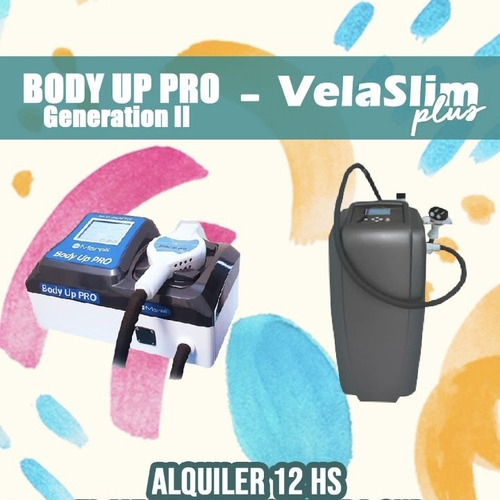 Alquiler Vela Slim Plus Y Body Up Pro (1 Cabezal)