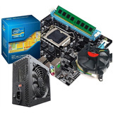 Kit Upgrade I5 Placa Mãe H61 C/ Fonte 500w 16gb Ram Cor Preto