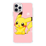 Capinha Pikachu Fofo Fundo Rosa Capa De Celular