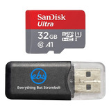 Tarjeta De Memoria Micro Sdxc Sandisk Ultra 32gb + Lector