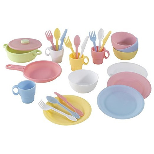 Kidkraft Juego De Utensilios 27pc - Pastel