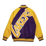 Mitchell & Ness Chamarra La Los Angeles Lakers Big Face 
