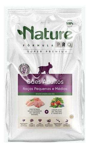 Ração Nature Pro Adulto Raça Pequena 15kg