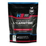 L-carnitina 60 Caps Pouch Hero Sport Sabor Sin Sabor