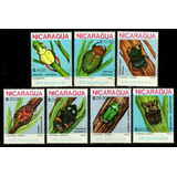 Insectos - Escarabajos - Nicaragua 1988 - Serie Mint 