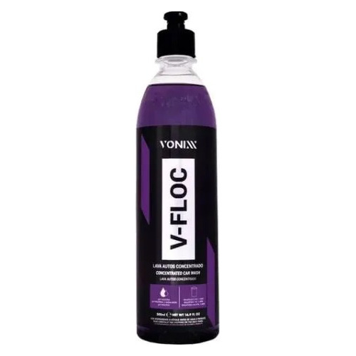 Shampoo Automotivo Neutro Concentrado V-floc Vonixx 500ml