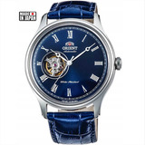 Relógio Orient Masculino Automático Envoy Fag00004d0 D3dx Cor Da Correia Azul Cor Do Bisel Prateado Cor Do Fundo Azul