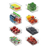 Organizador Para Refrigerador Contenedor Antideslizante 2 Pz