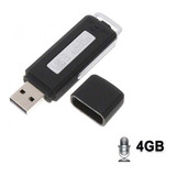 Grabadora De Audio Espia, Forma De Pendrive - 4gb