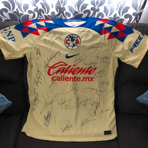 Playera Original Del Club America Autografiada