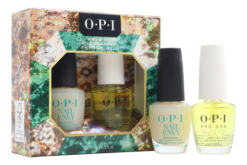 Kit Calcio Fortalecedor Y Aceite De Cutículas Opi Uñas 15ml