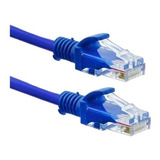 Cable De Red Rj45 Internet 5 Metros Categoria 6 Utp Azul