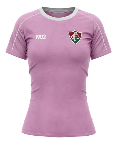Camiseta Braziline Sea Fluminense Feminino - Lilás