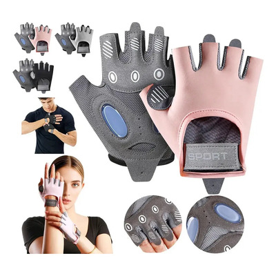 Kuoaeaye Guantes Alta calidad Para Gym Pesas Deportivos Ciclismo Mujers Y Hombres.rosa S | MercadoLibre