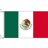 Bandera De México Estampada De 150 X 90 Cm