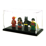 Exhibidor Acrílico Caja Lego Vitrina 4 Minifiguras Protector