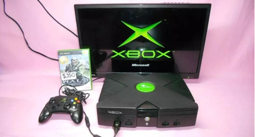 Consola Xbox Clásico Con 1 Control Original Y 1 Juego 