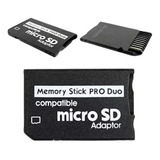 Adaptador De Memoria Microsd Microsdhc A Stick Pro Duo