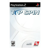 Top Spin Videojuego De Ps2