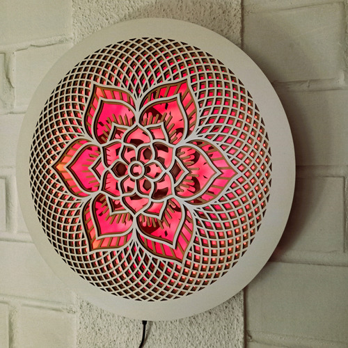 Mandala Led Artyvisione 40x40 Cm.