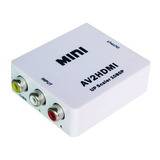 Conversor Mini Av2 Para Hdmi Hd Vídeo Converter Full Hd 1080