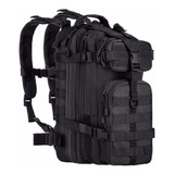 Mochila Assault Preta 30l Invictus + Capa Chuva Impermeável