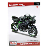 Motocicleta 1:12 Kawasaki Ninja H2r Maisto Moto Para Armar
